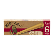 Zig-Zag 1¼ Unbleached Cones Promo Display 36CT